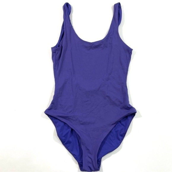 Onia One Piece Scoop Swimsuit Purple - Picture 1 of 5
